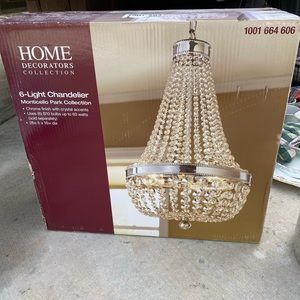 6 bulb chandelier lamp